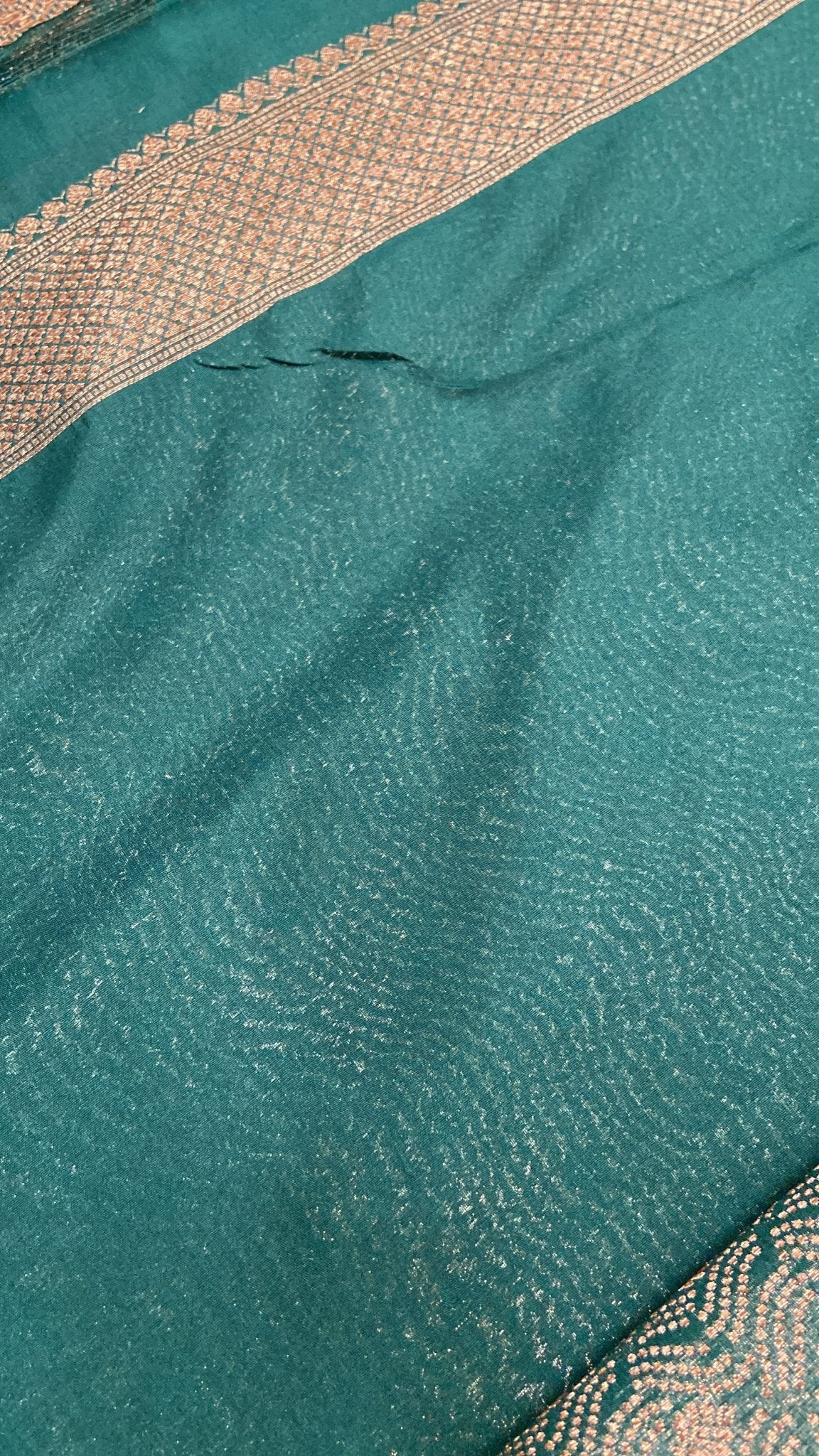 Premium Antique Banarasi Kathan Silk Saree 🟢 - Kanjeevaram Silk Mandir