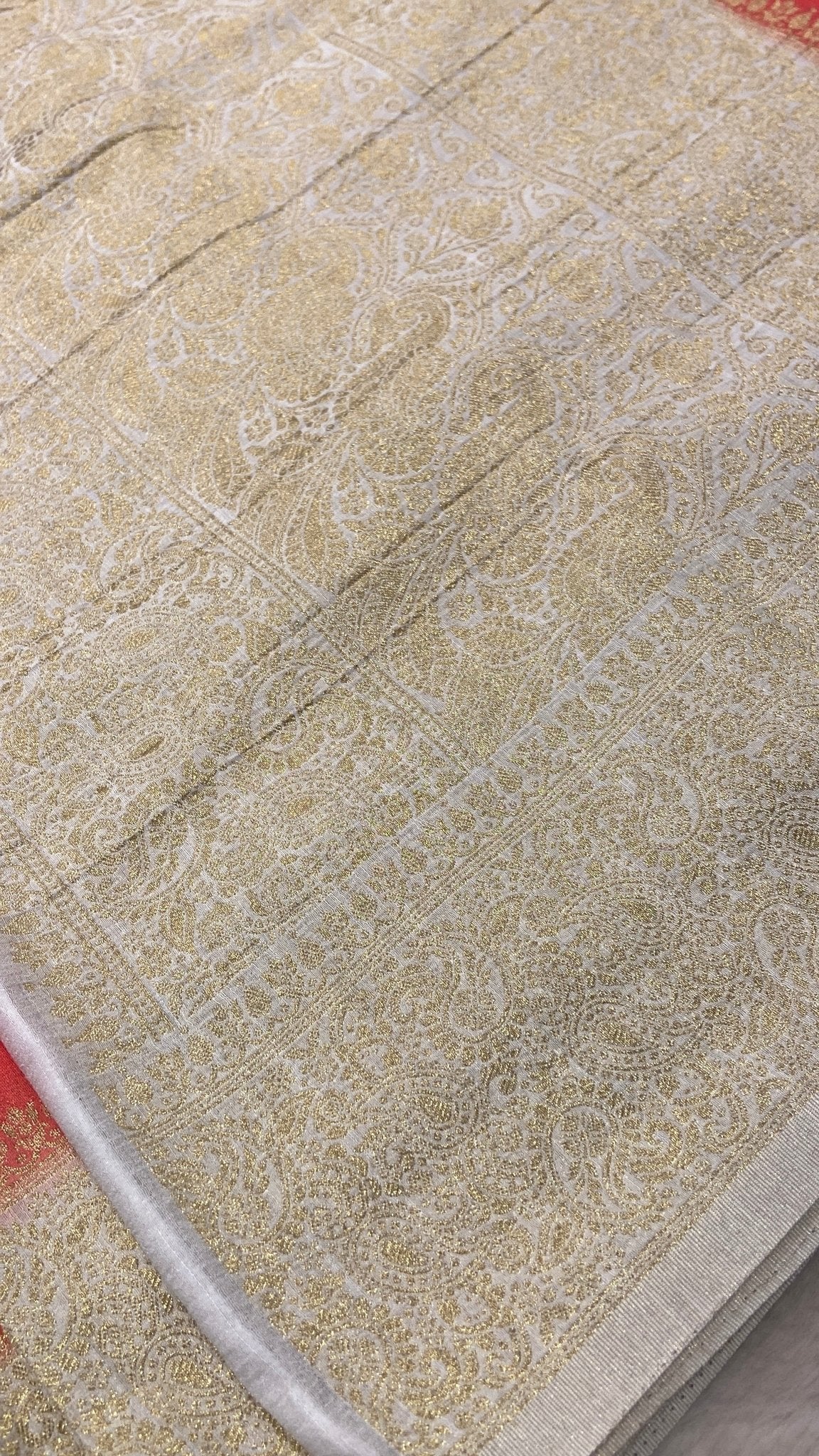 Premium antique zari Georgette Saree - Kanjeevaram Silk Mandir