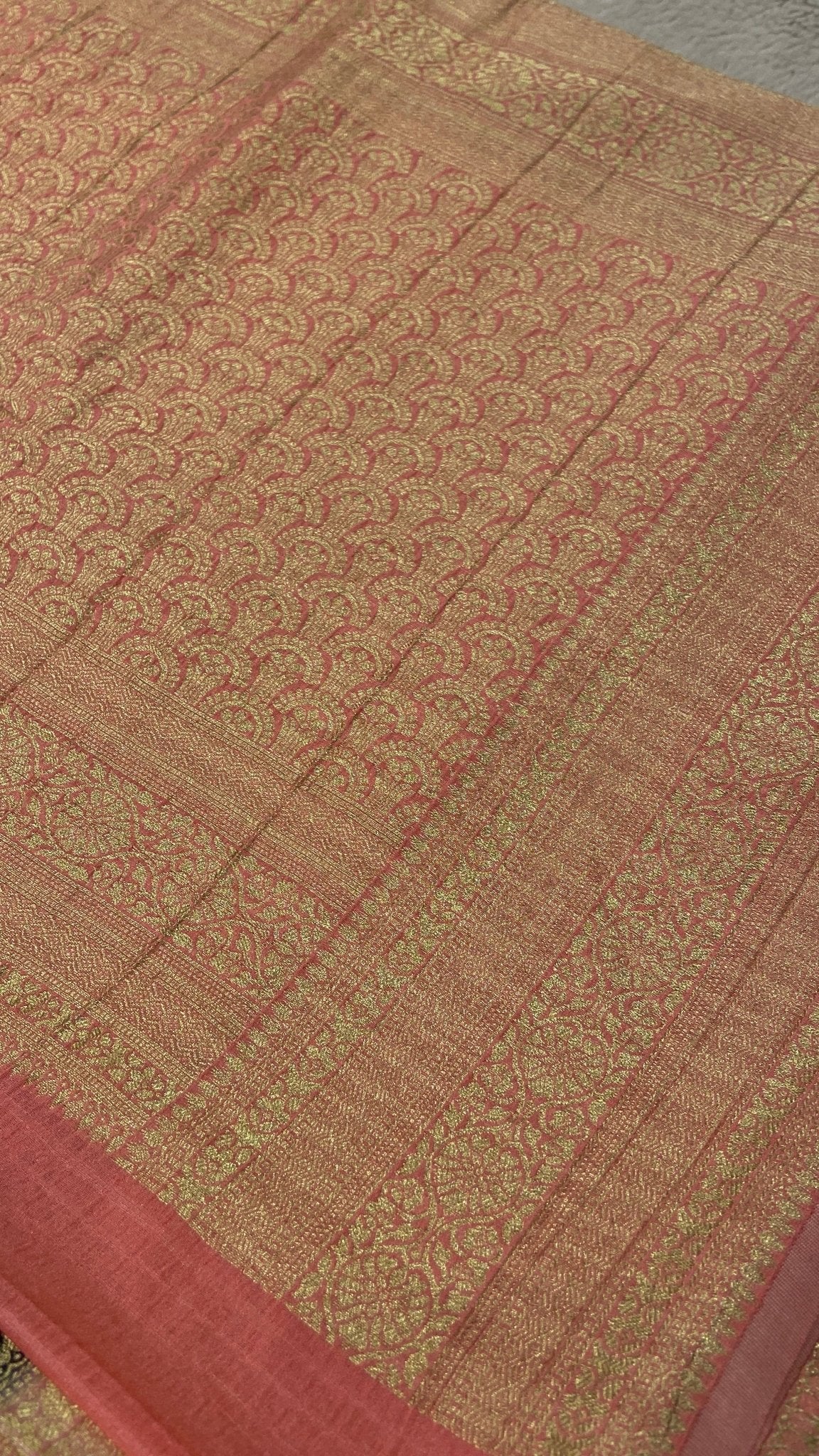 Premium Antique Zari Georgette Saree🖤 - Kanjeevaram Silk Mandir