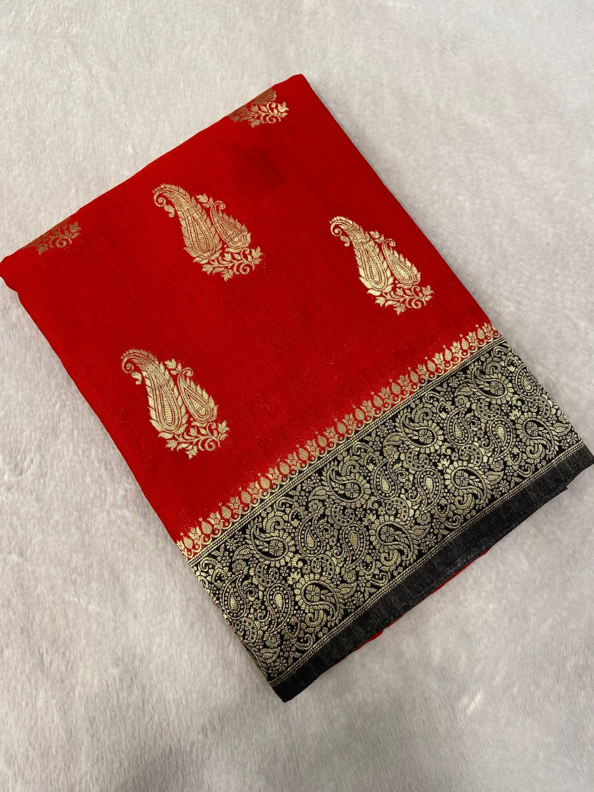 Premium antique zari Georgette Saree - Kanjeevaram Silk Mandir