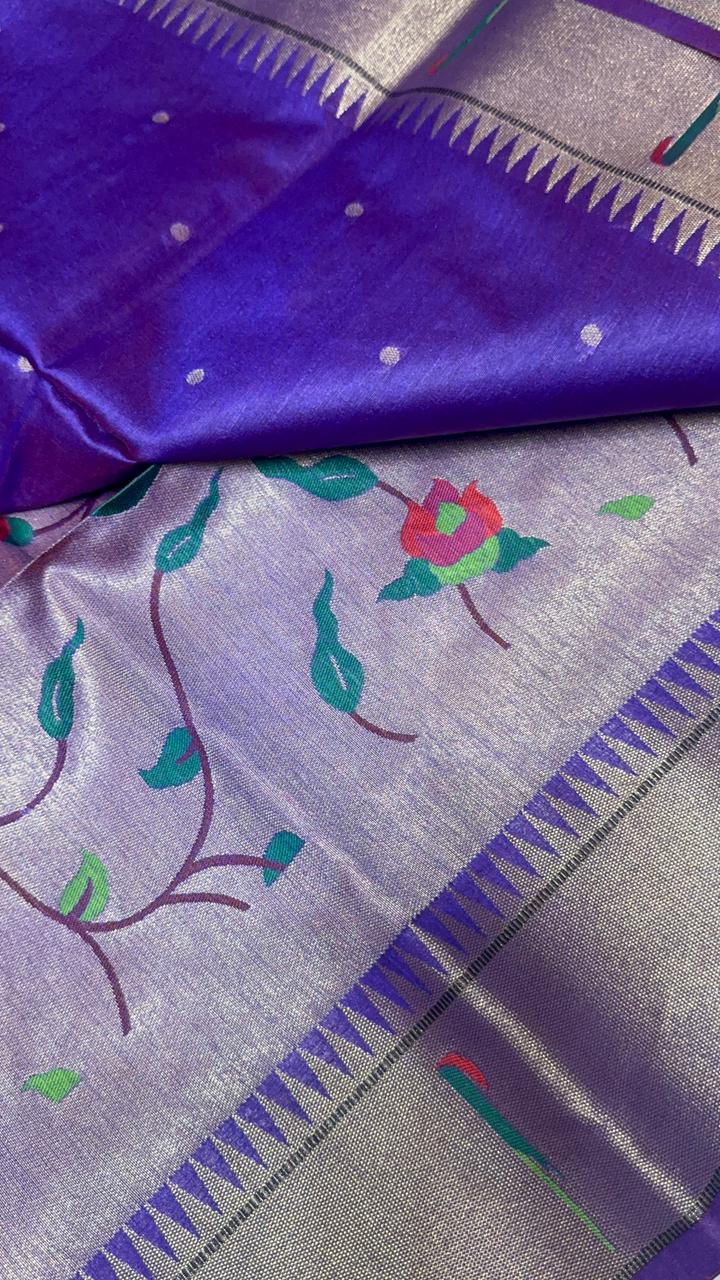Premium Bagban Paithani saree - Kanjeevaram Silk Mandir
