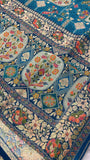 Premium Banarasi Crepe Kalamkari Saree💙 - Kanjeevaram Silk Mandir