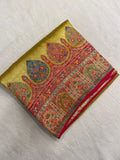 Premium Banarasi crepe silk saree with ready blouse - Kanjeevaram Silk Mandir