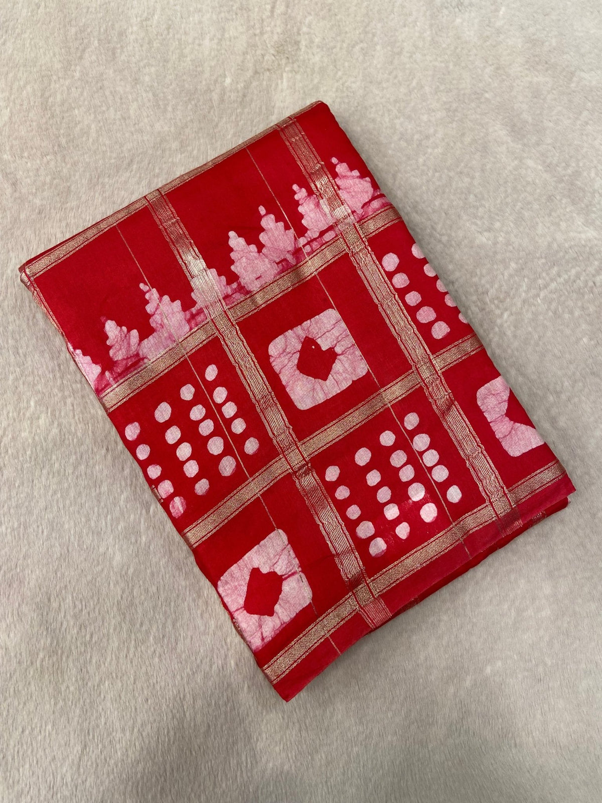 Premium Batiq Print Silk Saree❤️ - Kanjeevaram Silk Mandir