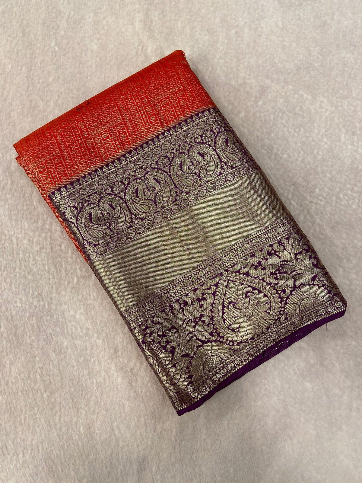 Premium Bridal Semi Kanchipuram Silk Saree - Kanjeevaram Silk Mandir