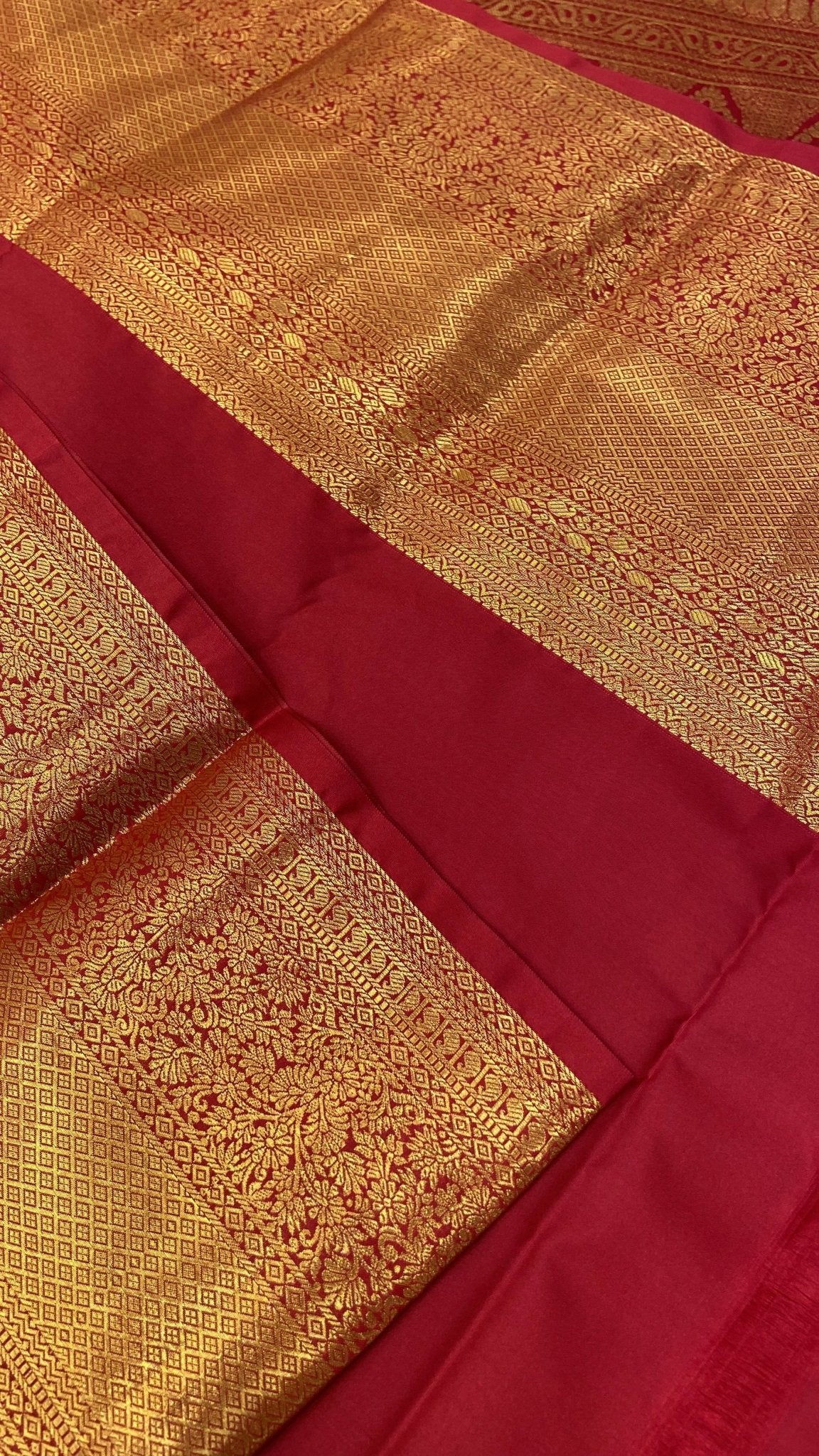 Premium Bridal Semi Kanchipuram Silk Saree - Kanjeevaram Silk Mandir