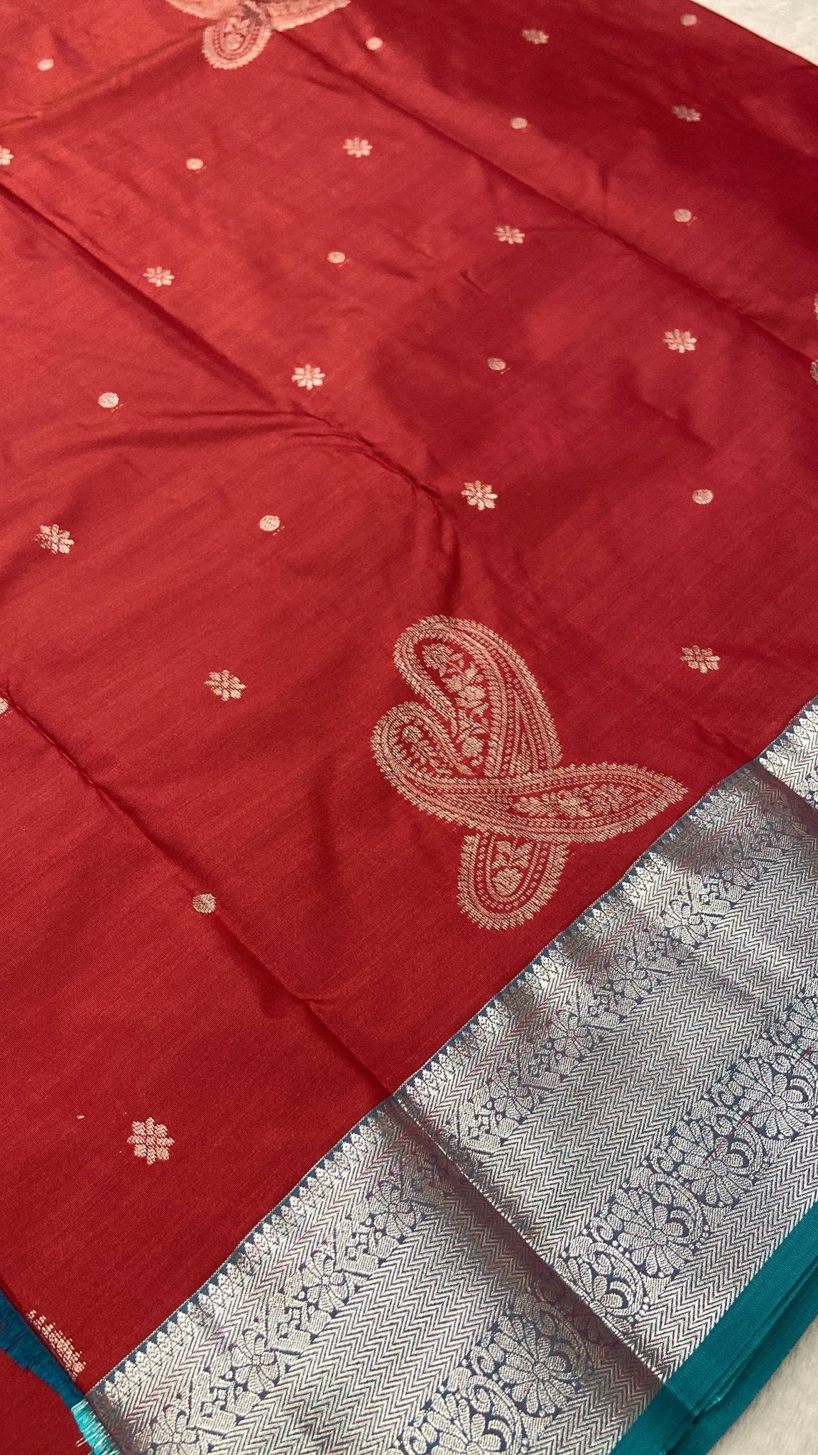 Premium Bridal Semi Kanchipuram Silk Saree - Kanjeevaram Silk Mandir