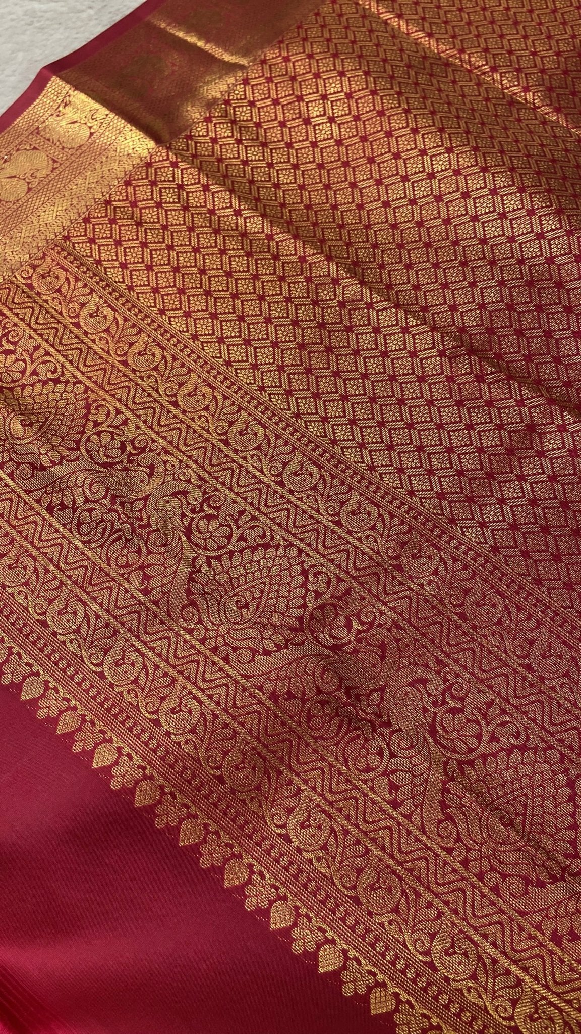 Premium Bridal Semi Kanchipuram Silk Saree - Kanjeevaram Silk Mandir