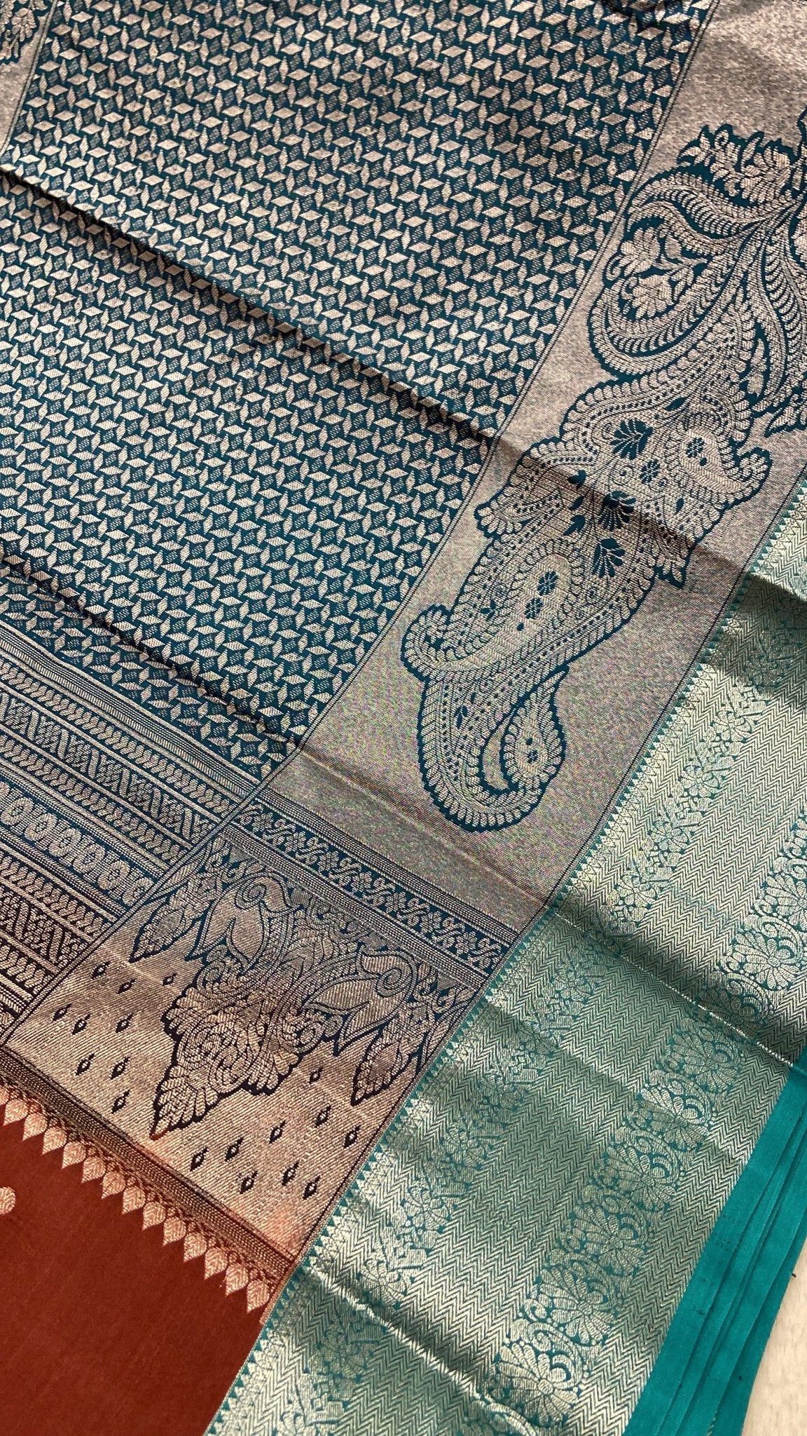 Premium Bridal Semi Kanchipuram Silk Saree - Kanjeevaram Silk Mandir