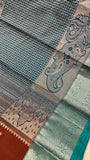 Premium Bridal Semi Kanchipuram Silk Saree - Kanjeevaram Silk Mandir