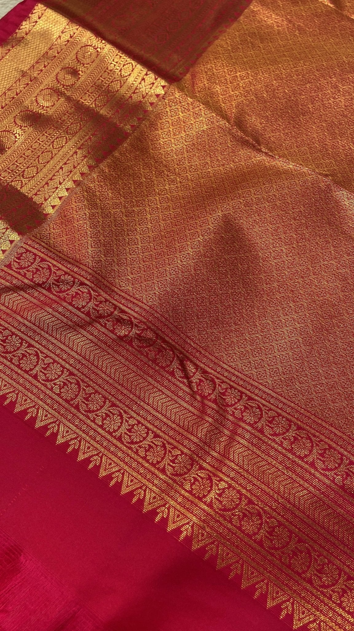 Premium Bridal Semi Kanchipuram Silk Saree - Kanjeevaram Silk Mandir