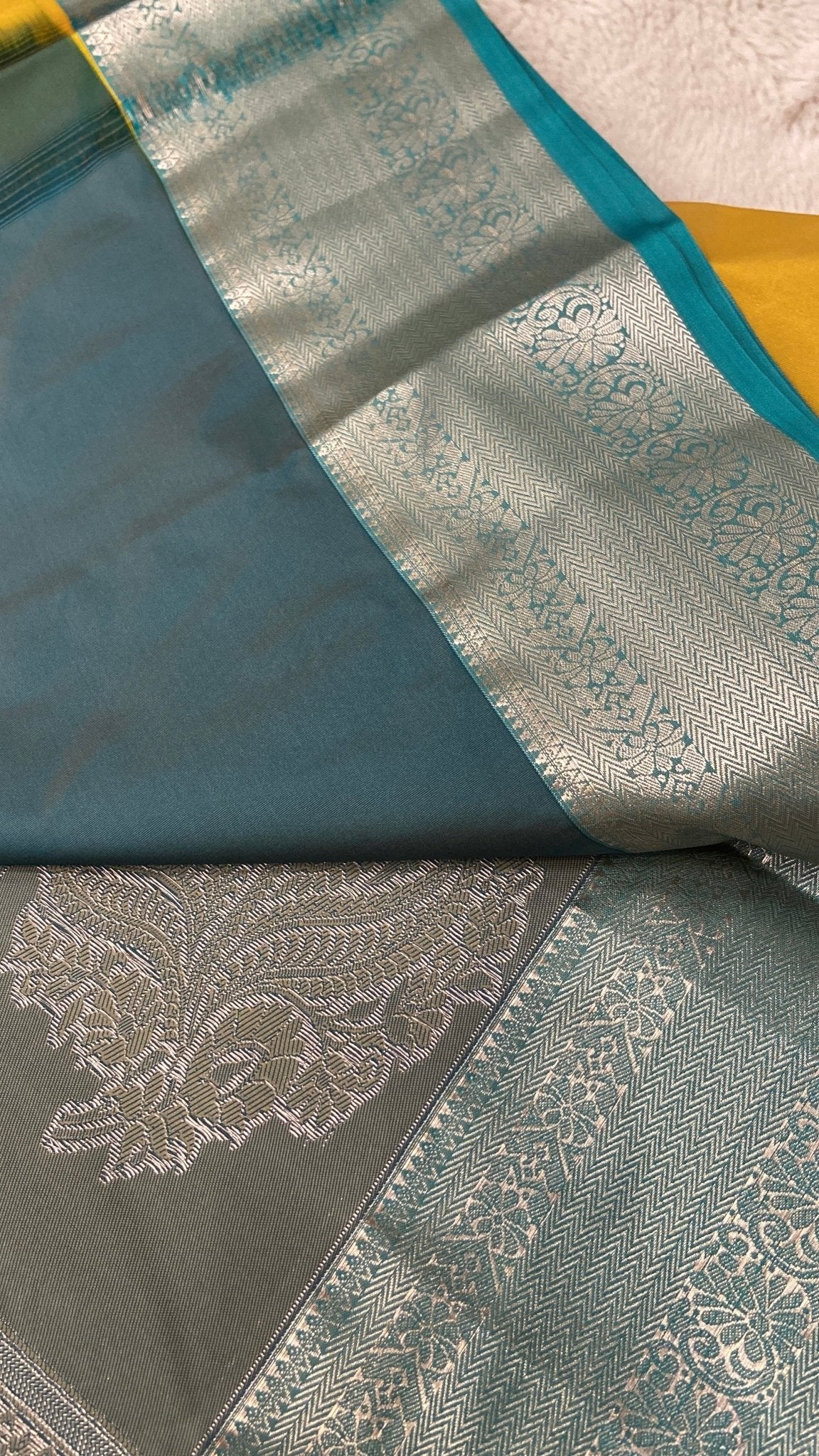 Premium Bridal Semi Kanchipuram Silk Saree - Kanjeevaram Silk Mandir