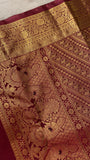 Premium Bridal Semi Kanchipuram Silk Saree - Kanjeevaram Silk Mandir