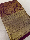 Premium Bridal Semi Kanchipuram Silk Saree - Kanjeevaram Silk Mandir