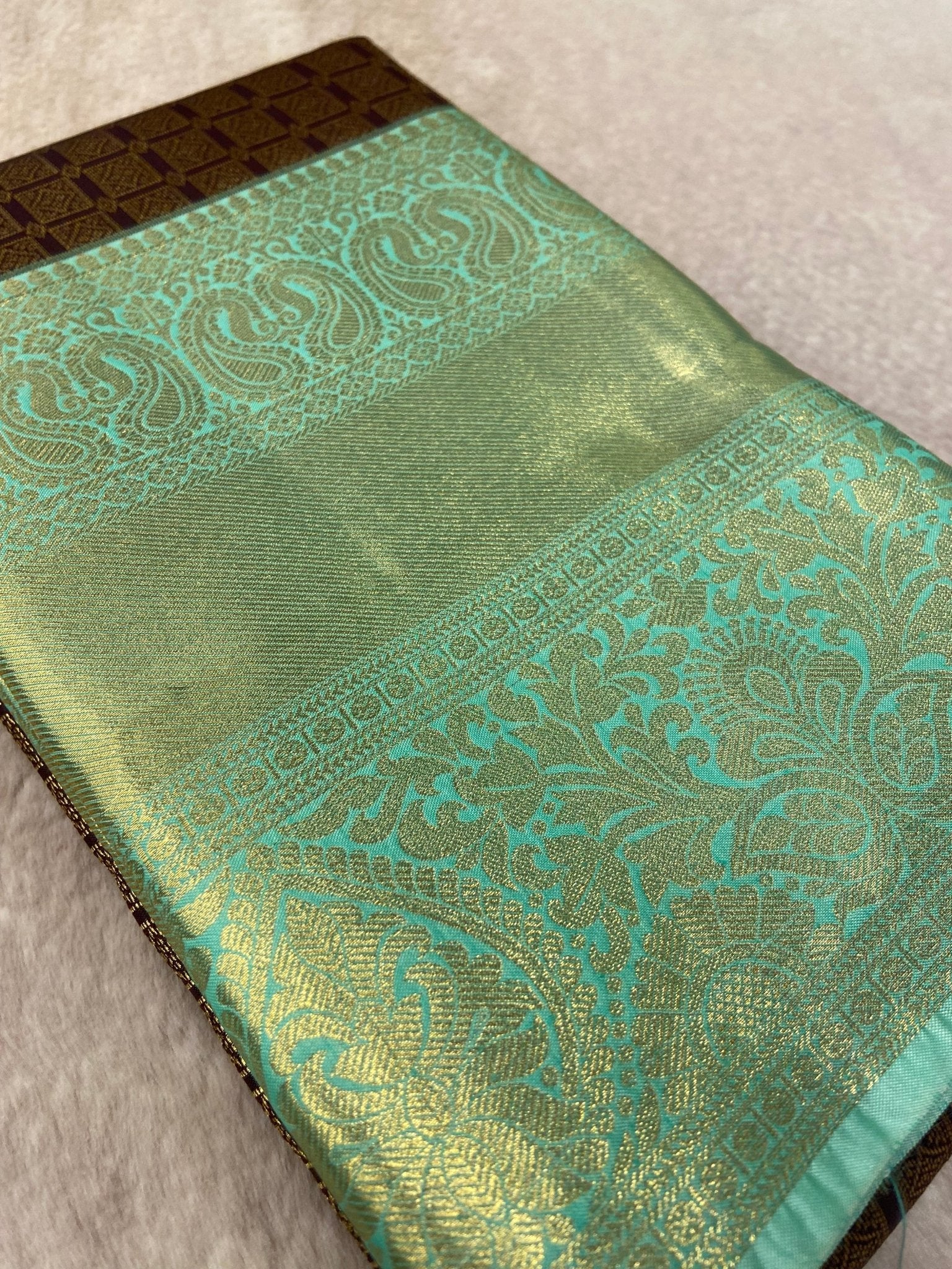 Premium Bridal Semi Kanchipuram Silk Saree - Kanjeevaram Silk Mandir