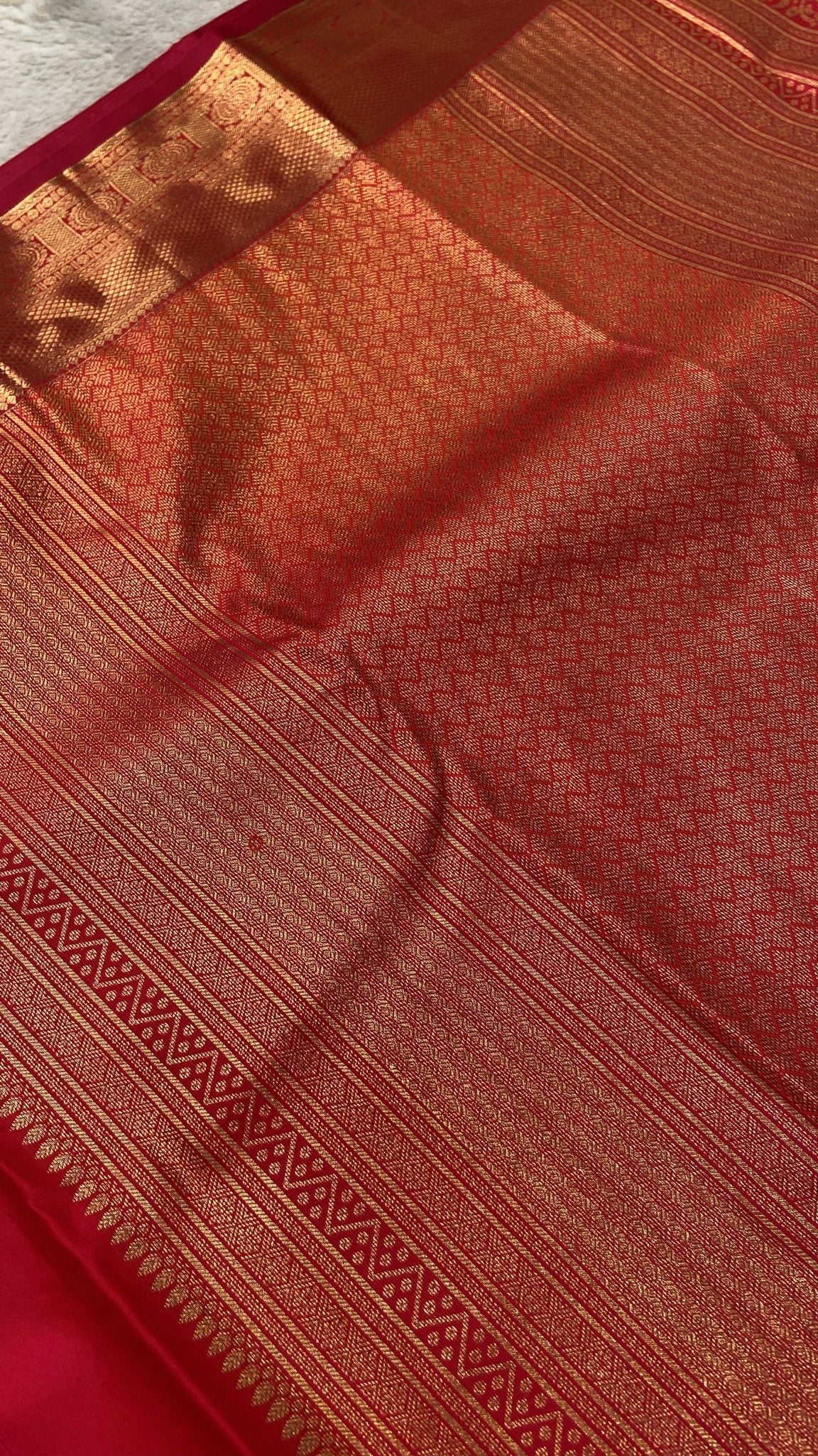 Premium Bridal Semi Kanchipuram Silk Saree - Kanjeevaram Silk Mandir