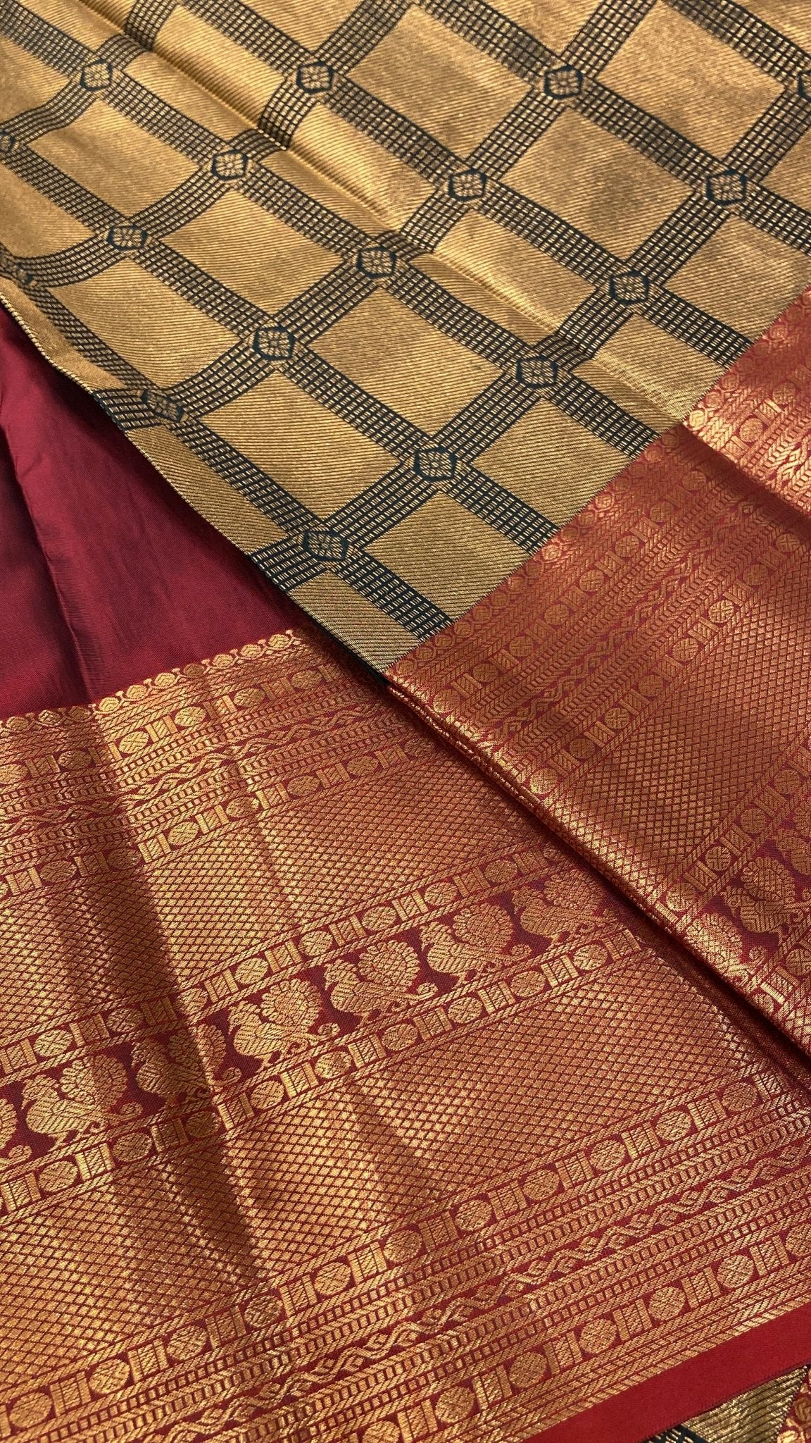Premium Bridal Semi Kanchipuram Silk Saree - Kanjeevaram Silk Mandir