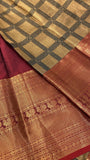 Premium Bridal Semi Kanchipuram Silk Saree - Kanjeevaram Silk Mandir