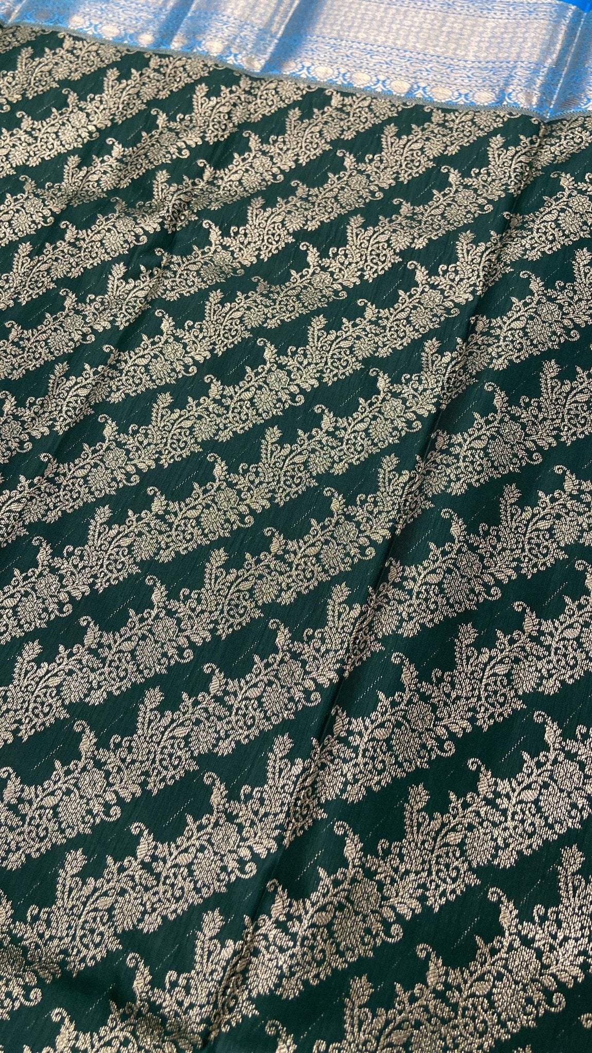 Premium bridal semi Kanchipuram silk saree - Kanjeevaram Silk Mandir