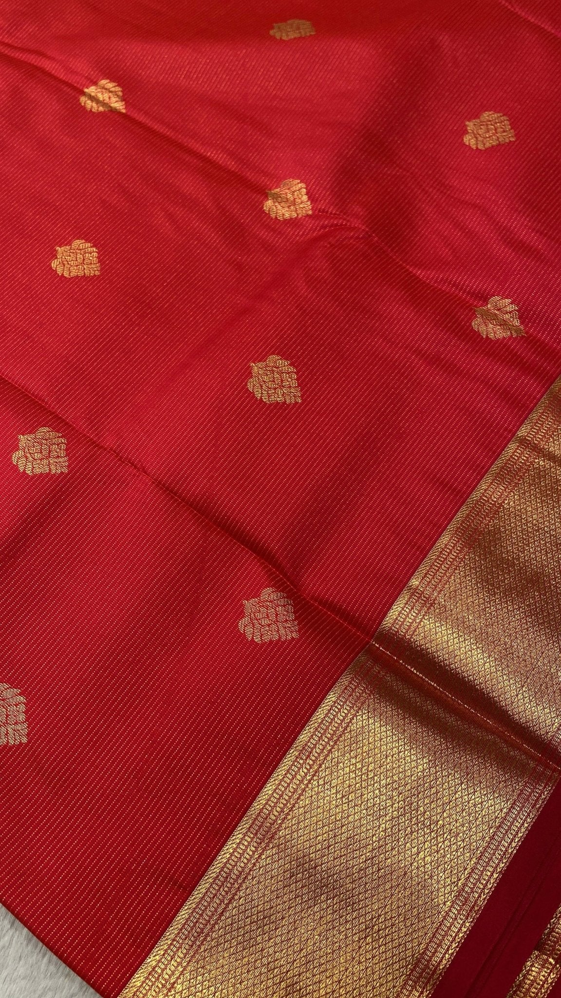 Premium Bridal Semi Kanchipuram Silk Saree - Kanjeevaram Silk Mandir