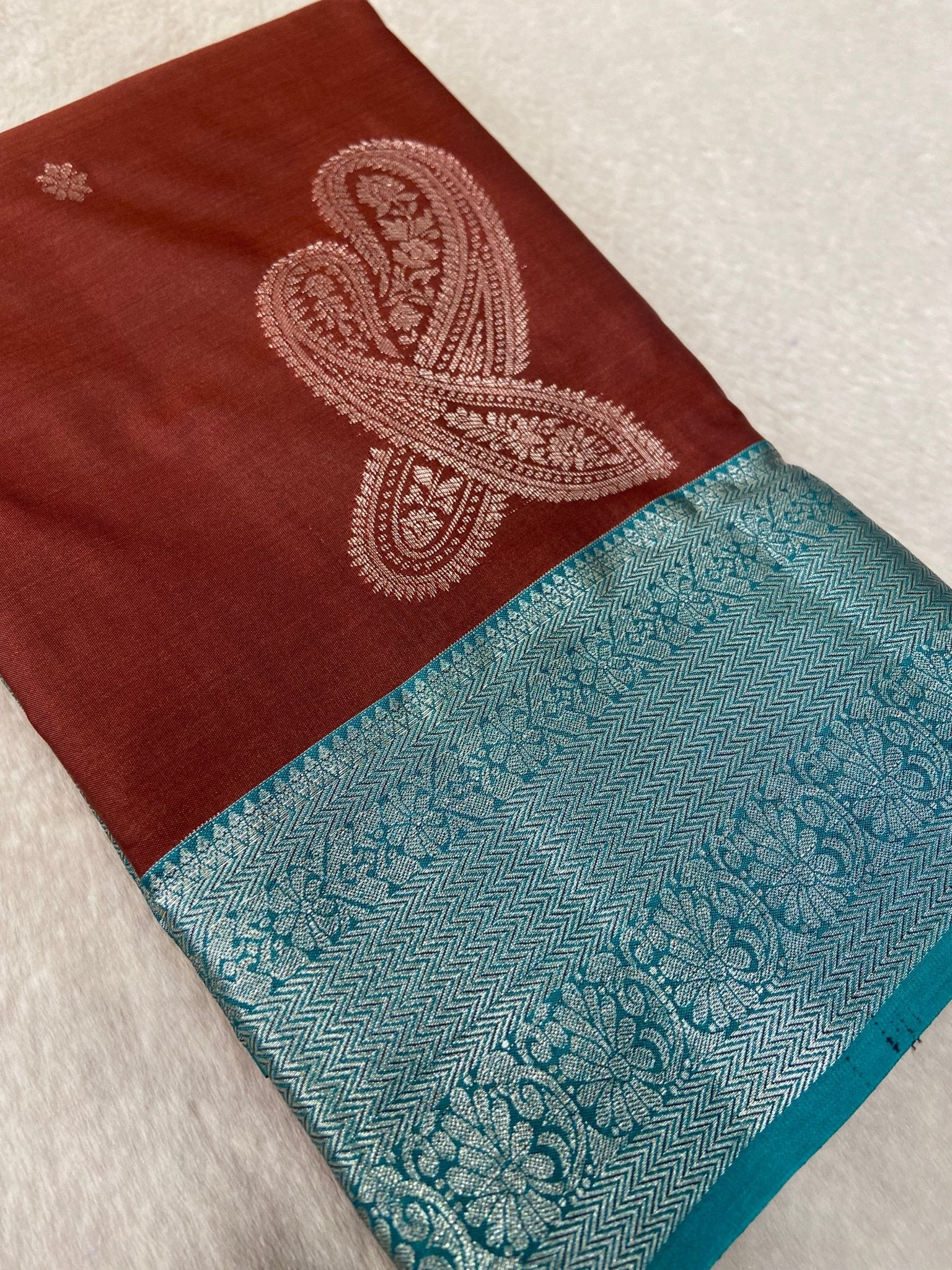 Premium Bridal Semi Kanchipuram Silk Saree - Kanjeevaram Silk Mandir