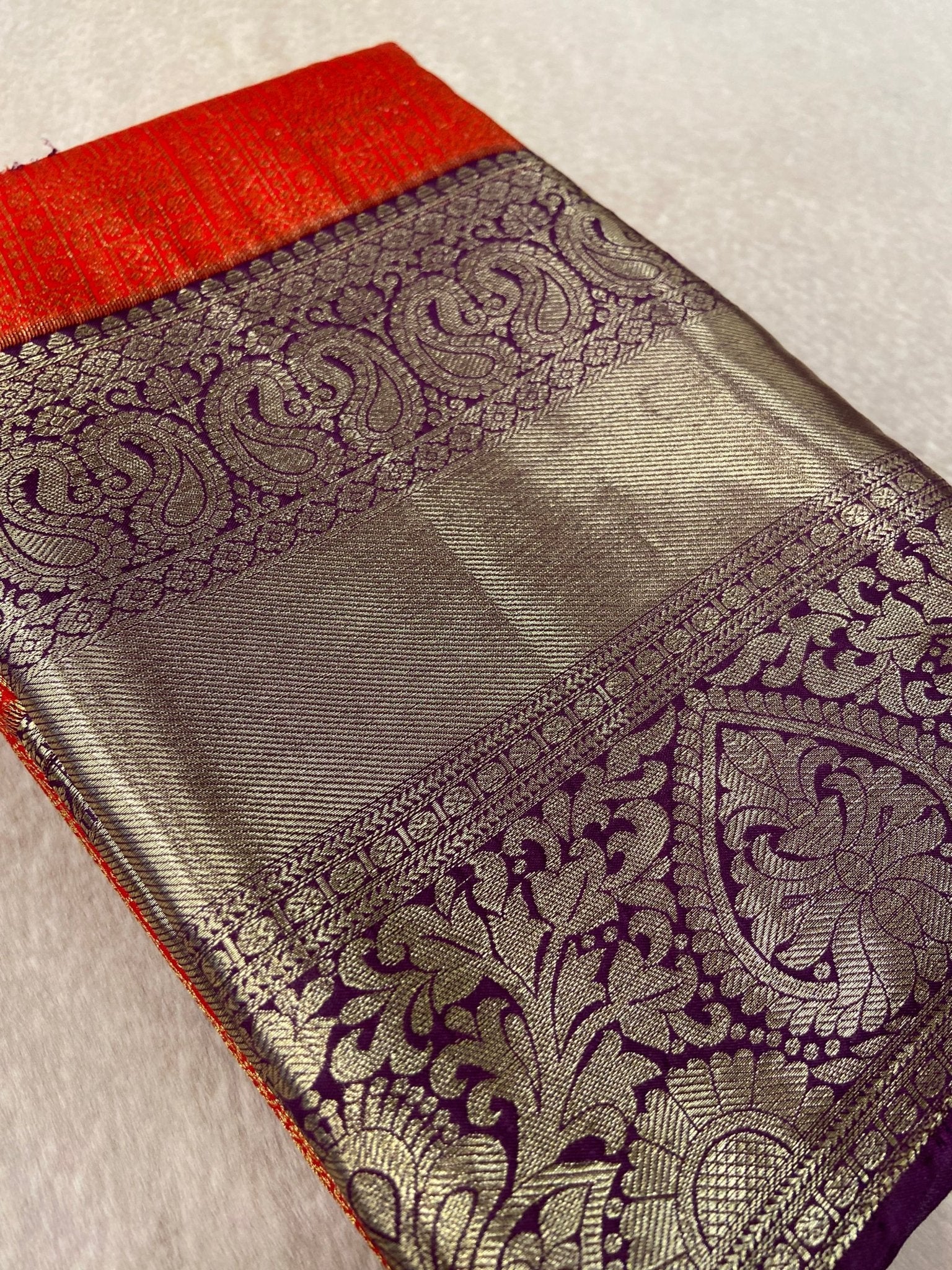 Premium Bridal Semi Kanchipuram Silk Saree - Kanjeevaram Silk Mandir