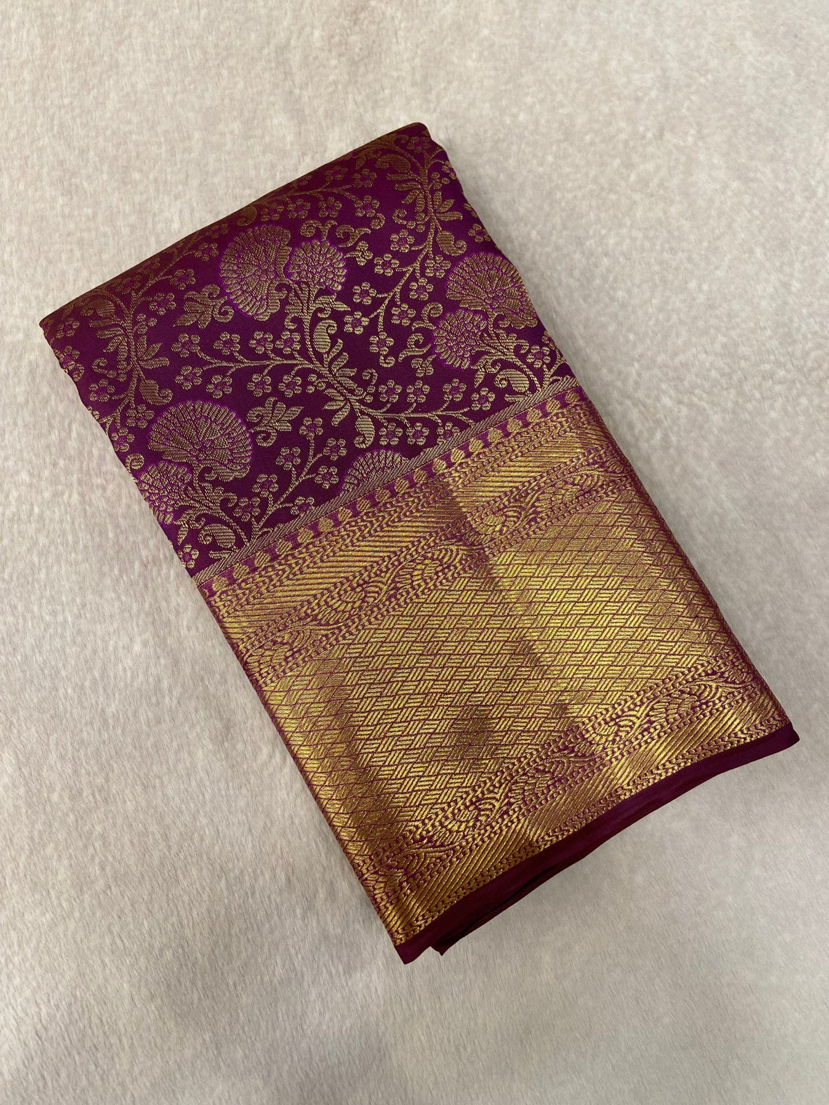 Premium Bridal Semi Kanchipuram Silk Saree - Kanjeevaram Silk Mandir
