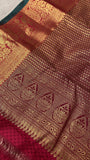 Premium Bridal Semi Kanchipuram Silk Saree - Kanjeevaram Silk Mandir