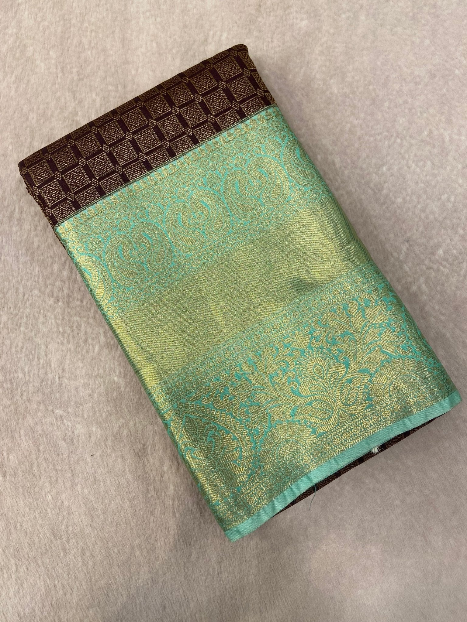 Premium Bridal Semi Kanchipuram Silk Saree - Kanjeevaram Silk Mandir