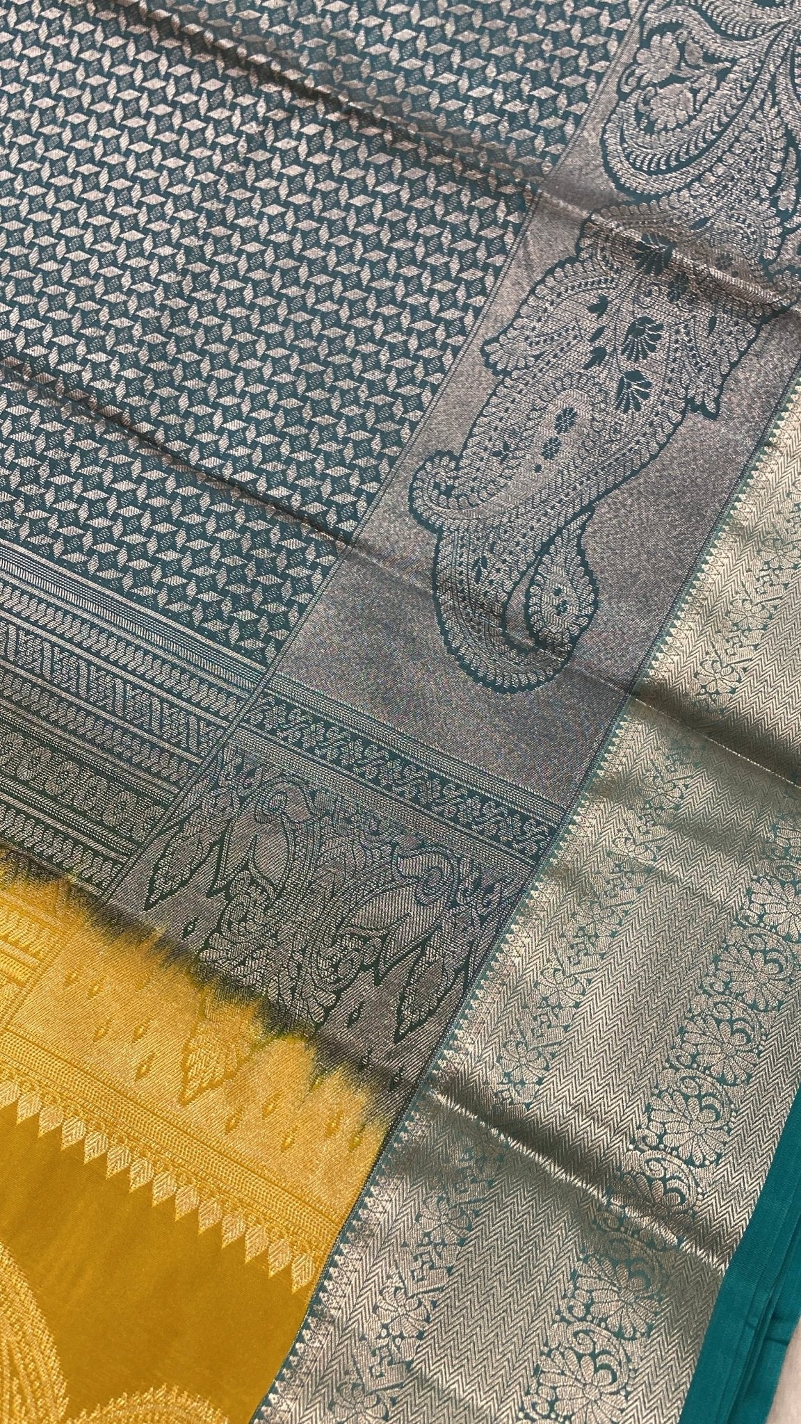 Premium Bridal Semi Kanchipuram Silk Saree - Kanjeevaram Silk Mandir