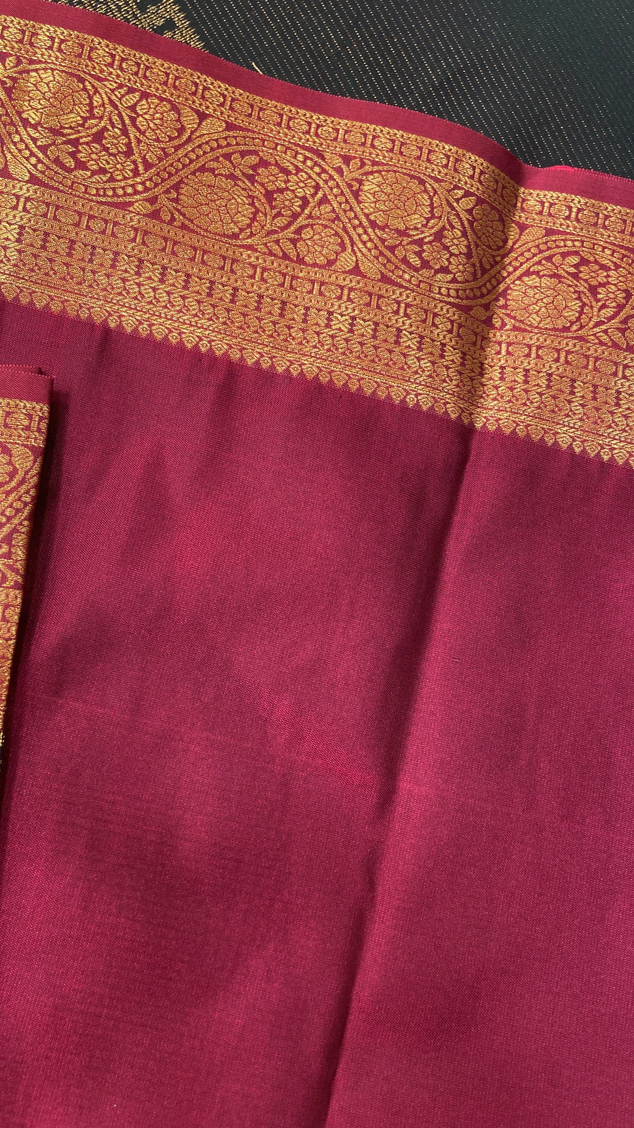 Premium Bridal Semi Kanchipuram Silk Saree - Kanjeevaram Silk Mandir