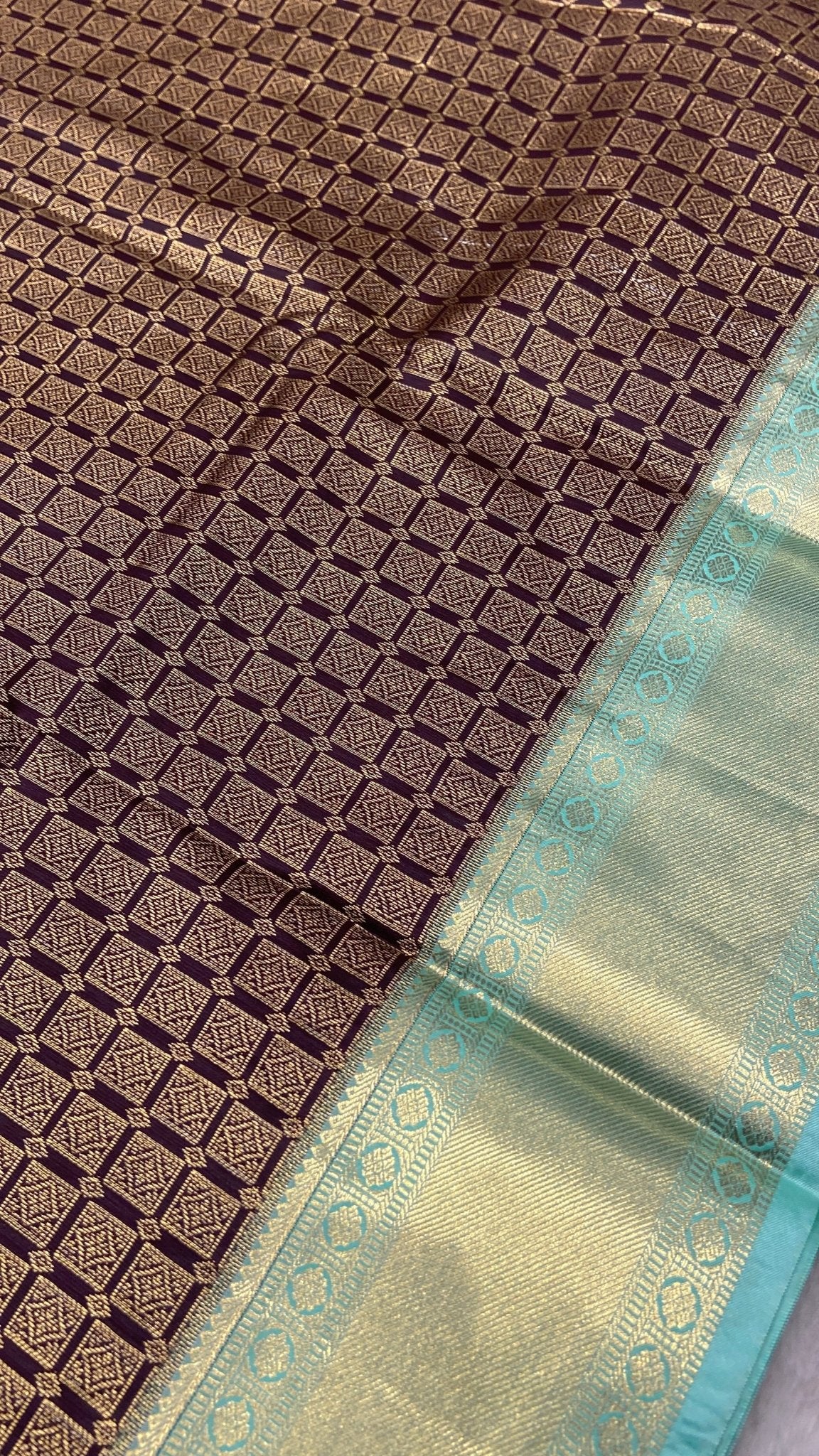 Premium Bridal Semi Kanchipuram Silk Saree - Kanjeevaram Silk Mandir