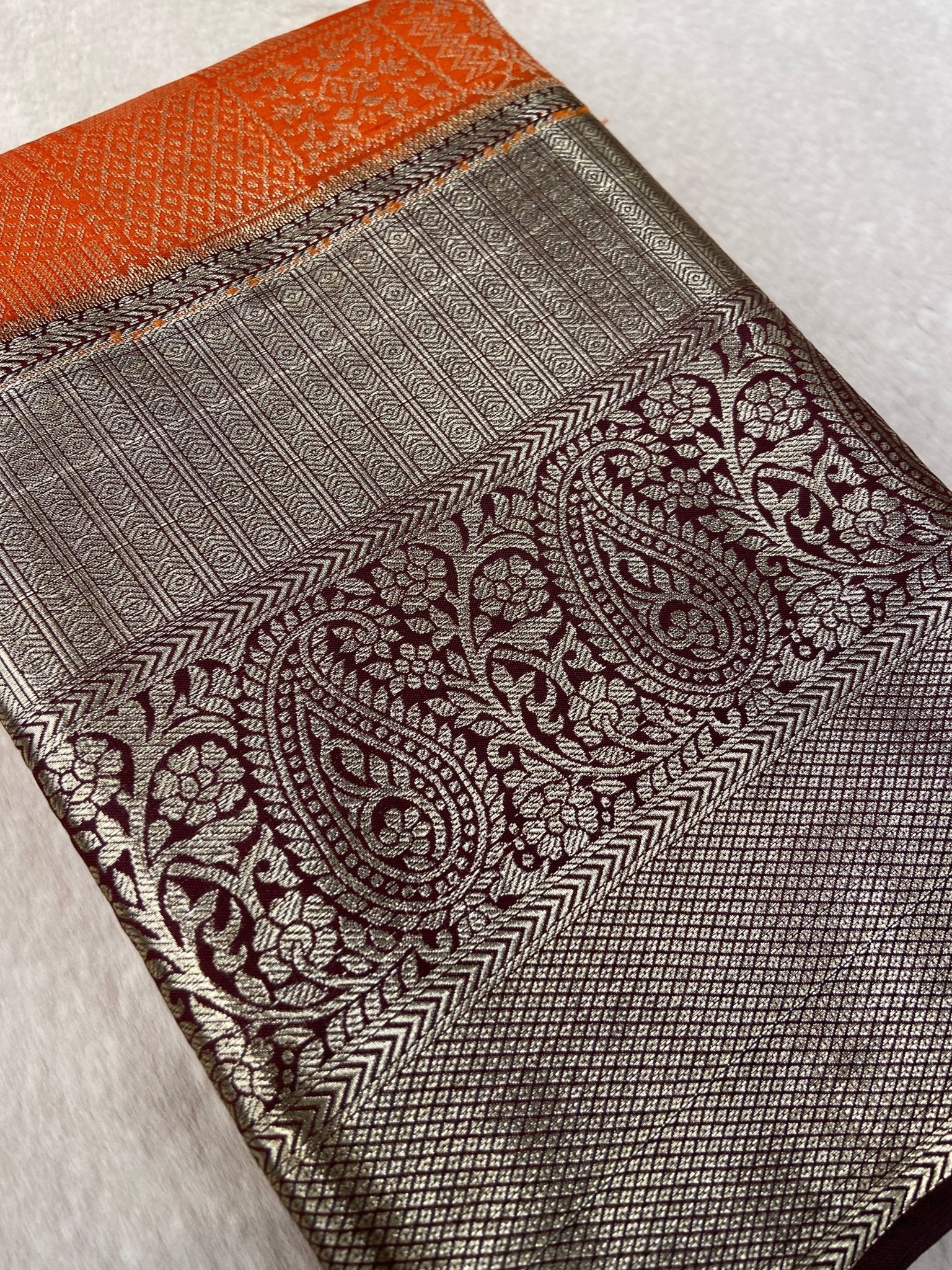 Premium Bridal Semi Kanchipuram Silk Saree - Kanjeevaram Silk Mandir