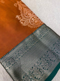 Premium Bridal Semi Kanchipuram Silk Saree - Kanjeevaram Silk Mandir