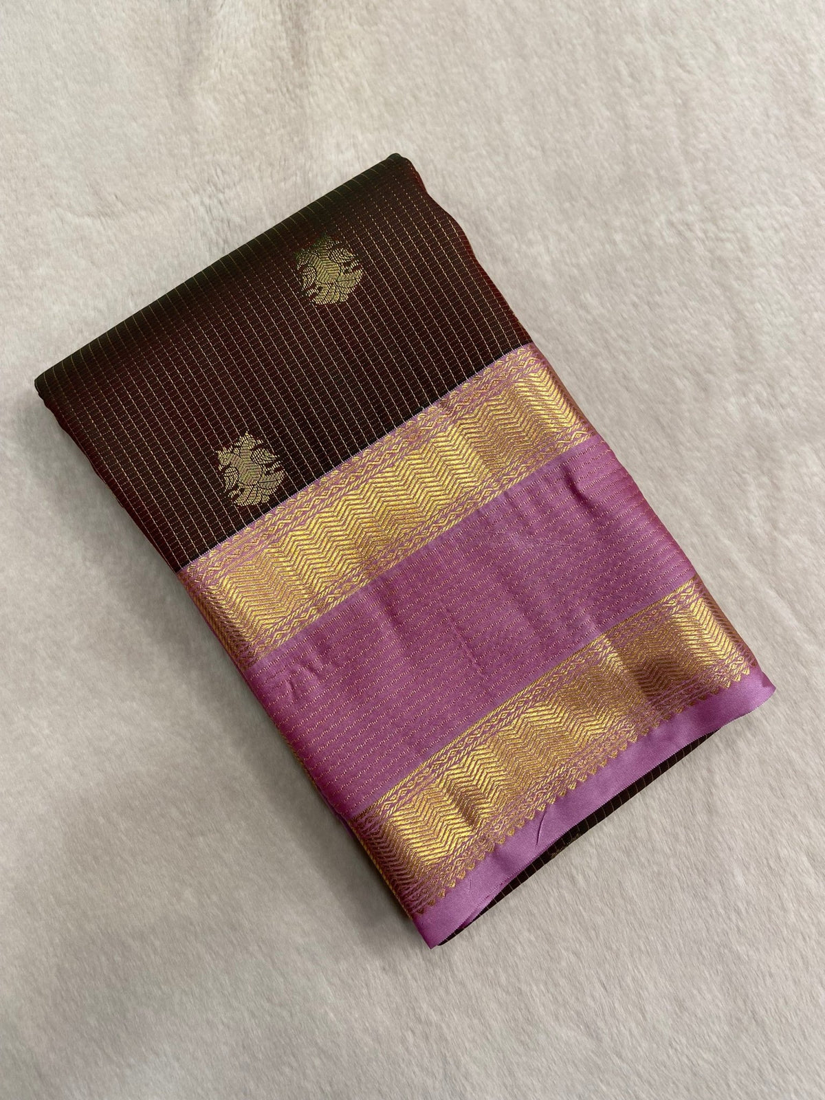 Premium bridal semi Kanchipuram silk saree - Kanjeevaram Silk Mandir