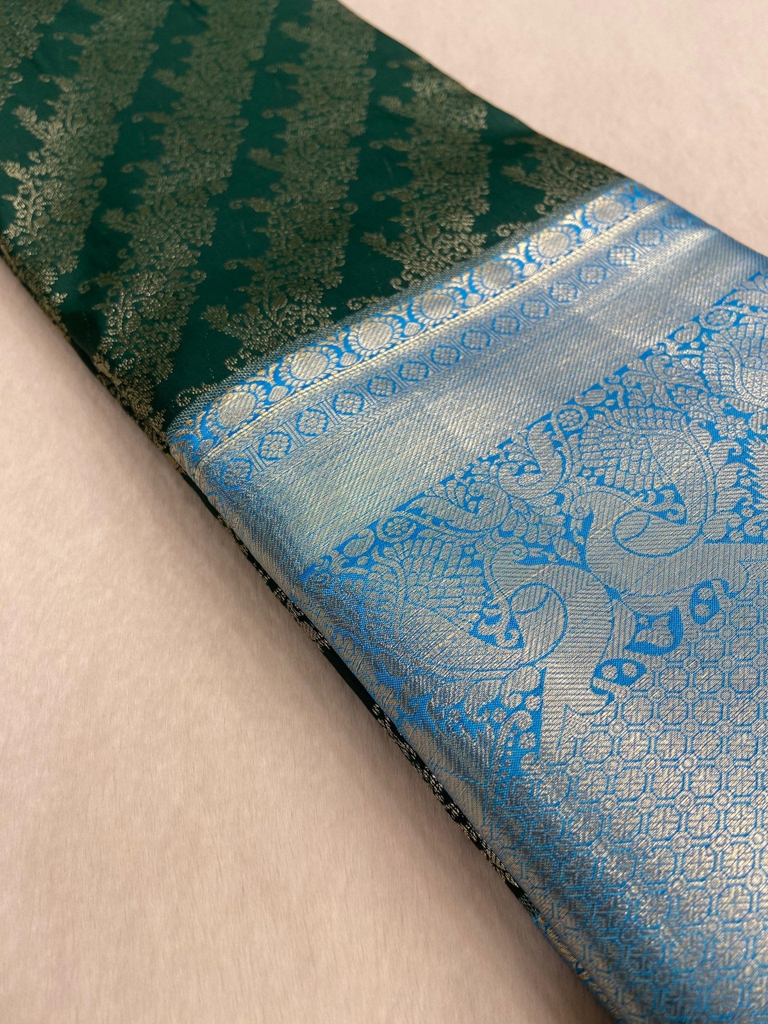 Premium bridal semi Kanchipuram silk saree - Kanjeevaram Silk Mandir