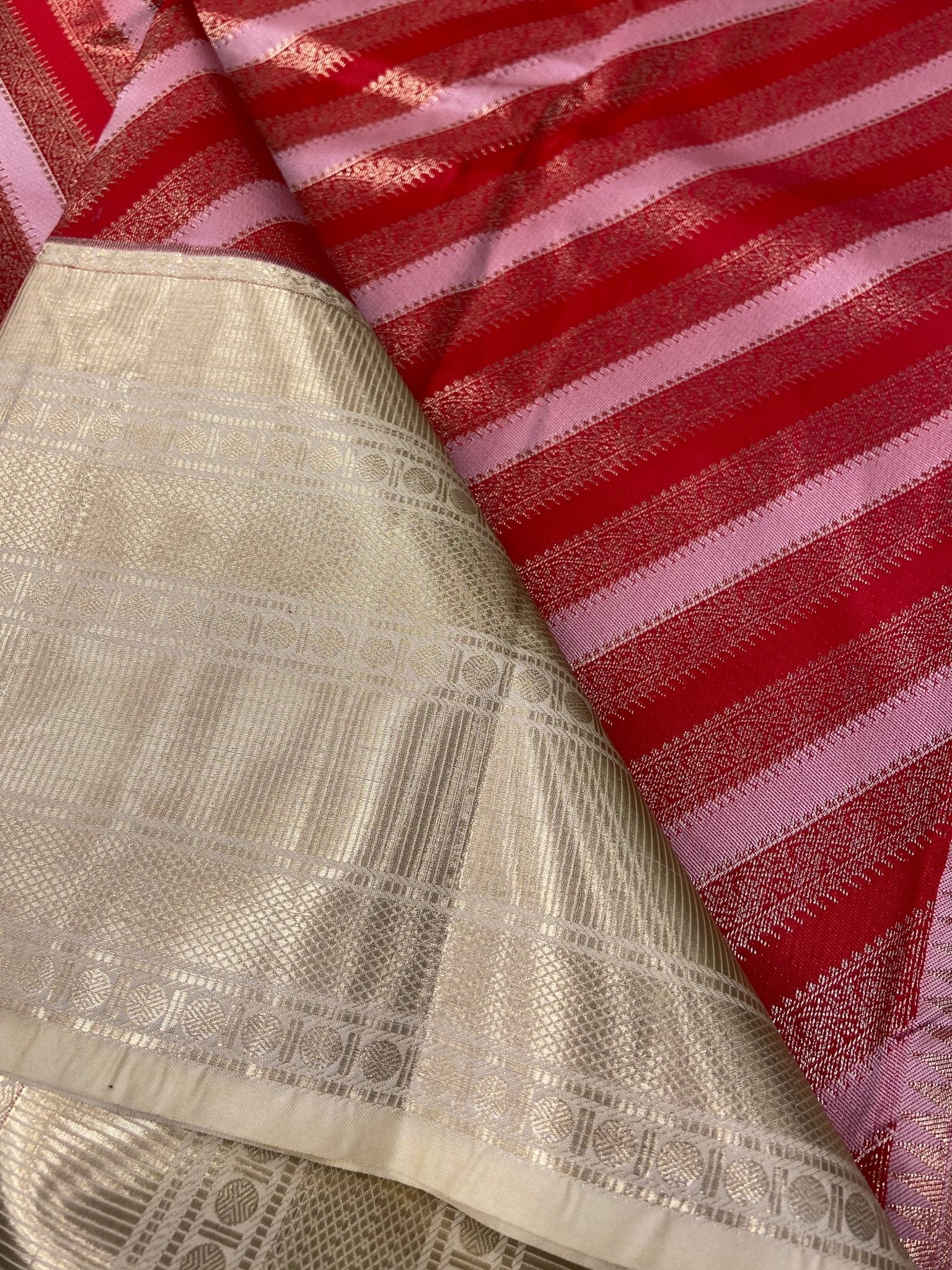 Premium Bridal Semi Kanchipuram Silk Saree - Kanjeevaram Silk Mandir
