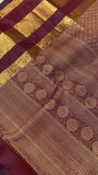 Premium Bridal Semi Kanchipuram Silk Saree - Kanjeevaram Silk Mandir