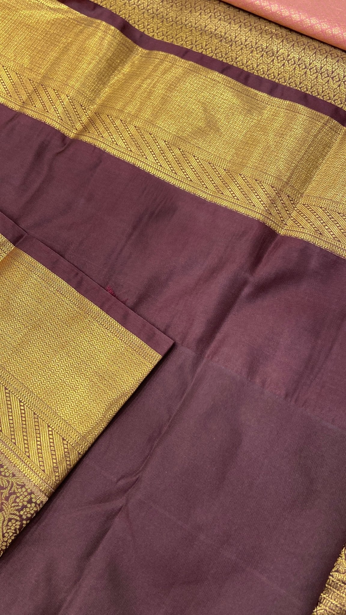 Premium Bridal Semi Kanchipuram Silk Saree - Kanjeevaram Silk Mandir