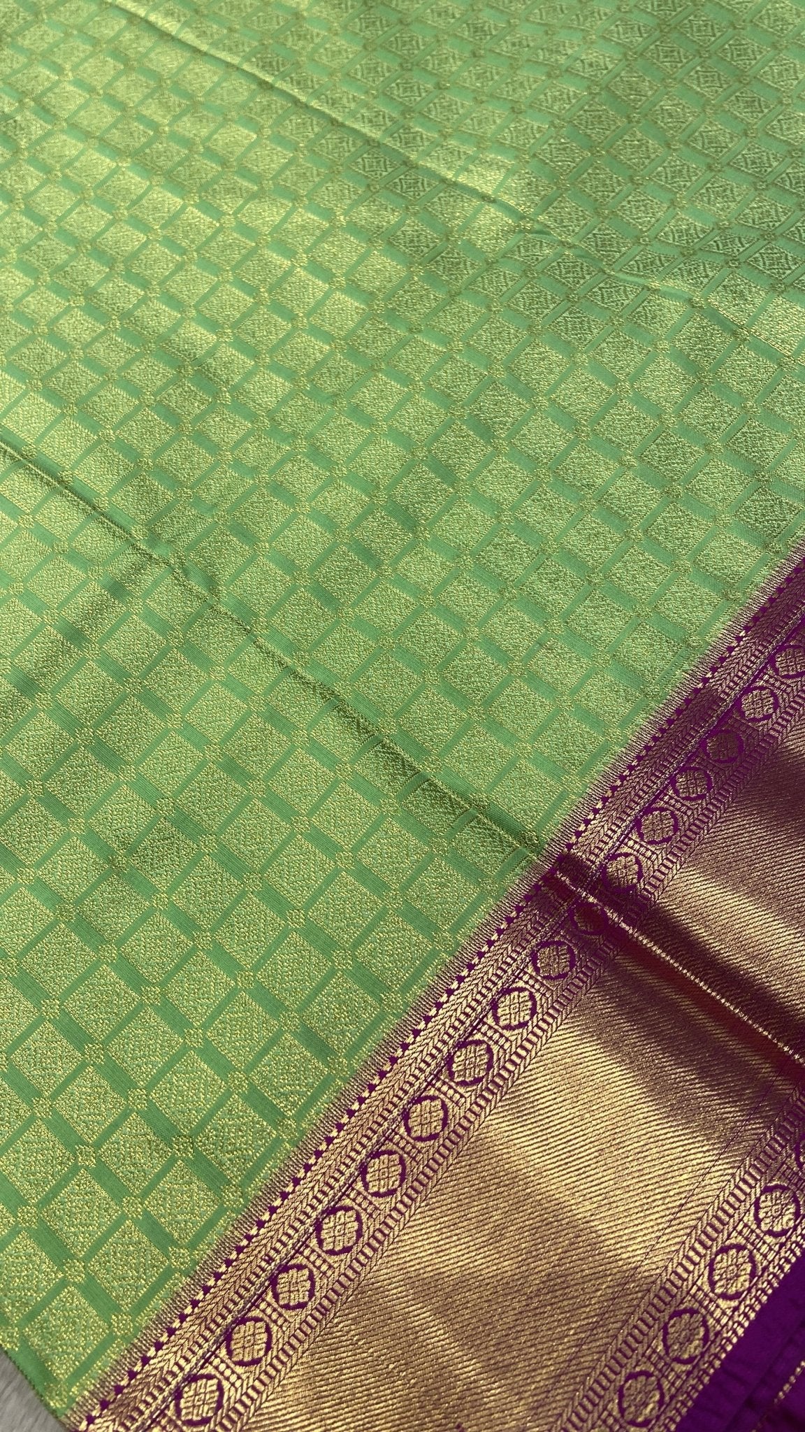 Premium Bridal Semi Kanchipuram Silk Saree - Kanjeevaram Silk Mandir