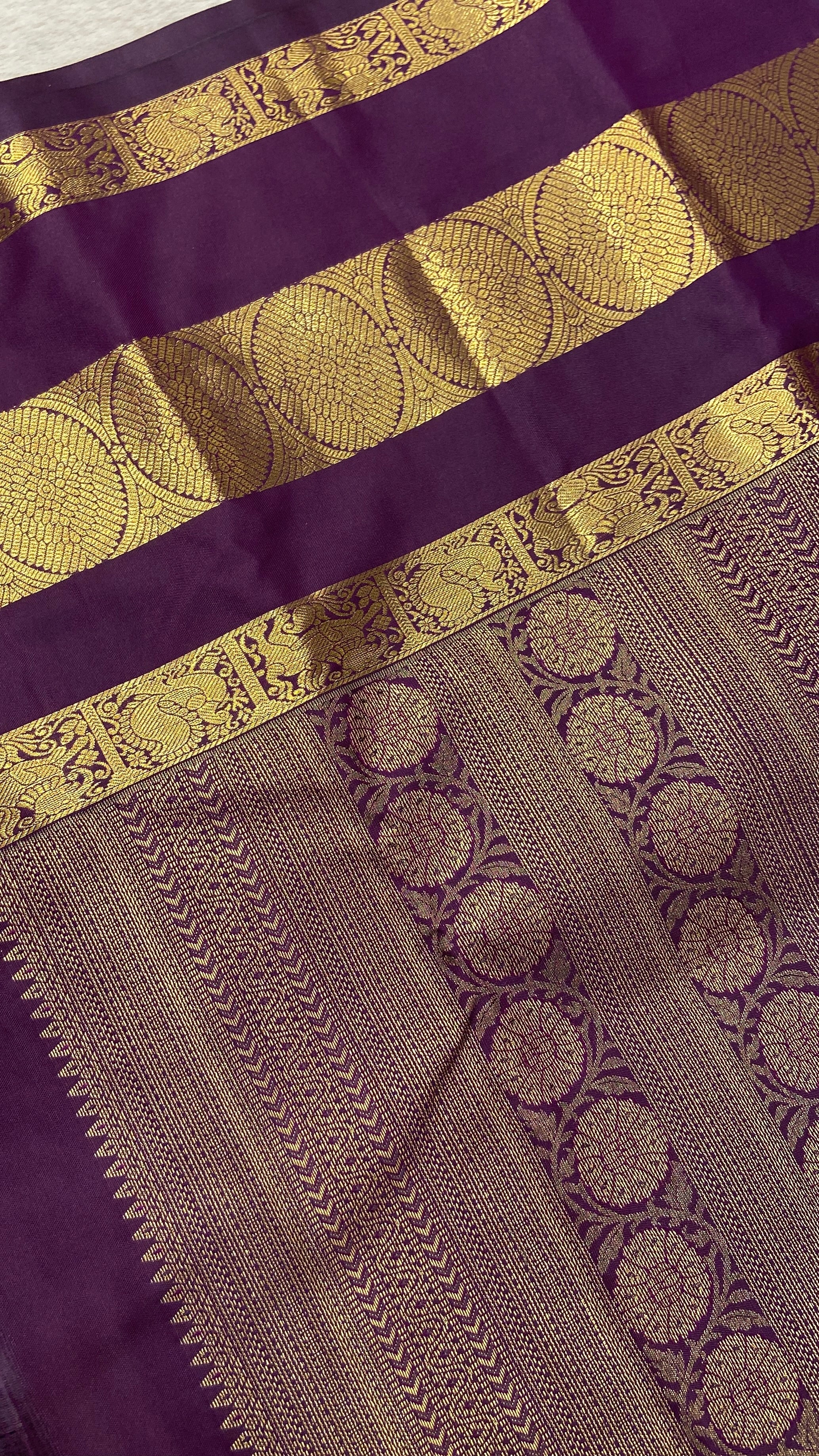 Premium Bridal Semi Kanchipuram Silk Saree - Kanjeevaram Silk Mandir