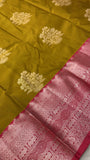Premium Bridal Semi Kanchipuram Silk Saree - Kanjeevaram Silk Mandir
