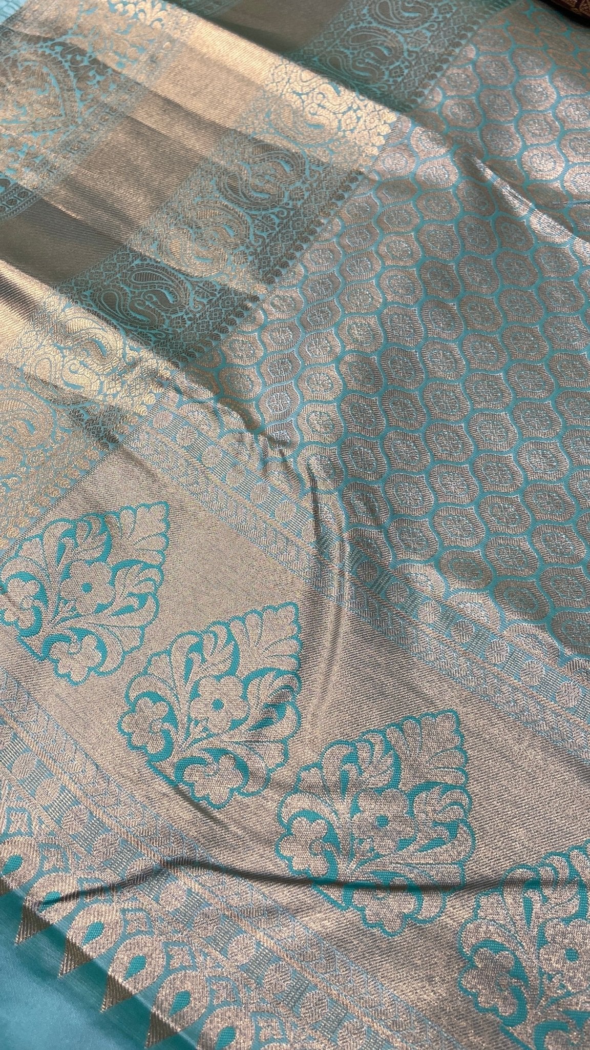 Premium Bridal Semi Kanchipuram Silk Saree - Kanjeevaram Silk Mandir