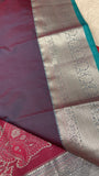 Premium Bridal Semi Kanchipuram Silk Saree - Kanjeevaram Silk Mandir