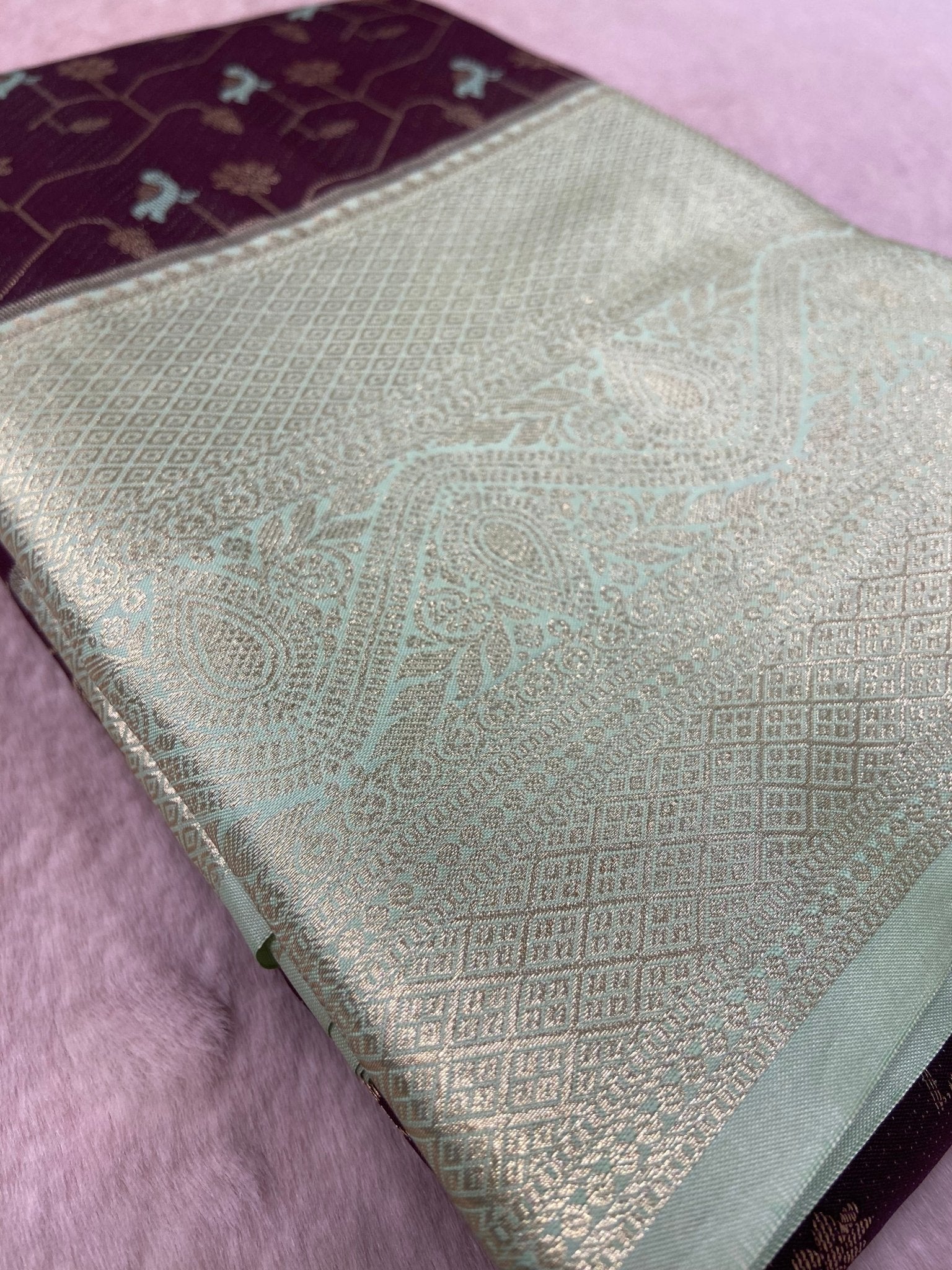 Premium Bridal Semi Kanchipuram Silk Saree - Kanjeevaram Silk Mandir