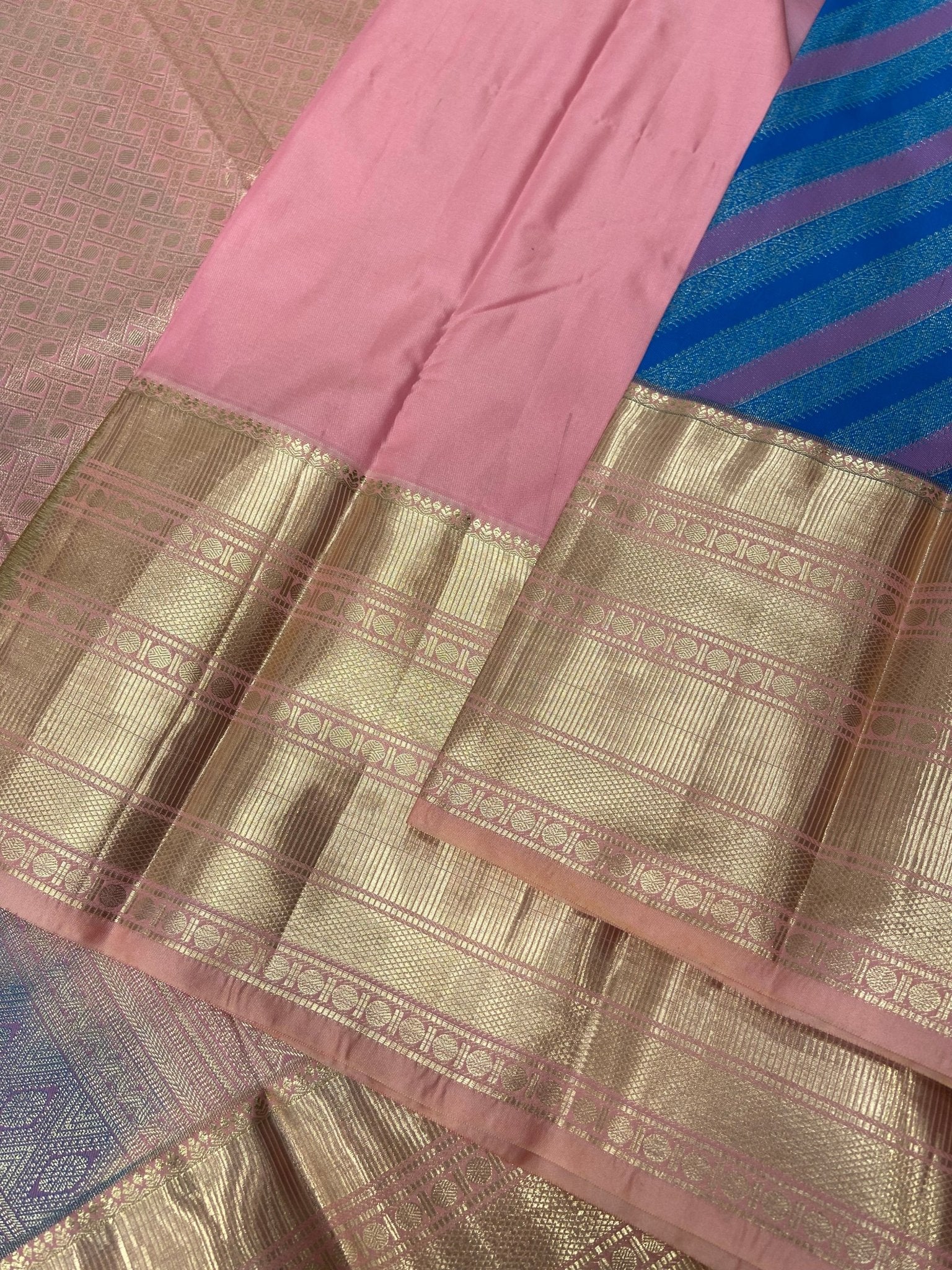 Premium Bridal Semi Kanchipuram Silk Saree - Kanjeevaram Silk Mandir
