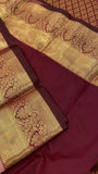 Premium Bridal Semi Kanchipuram Silk Saree - Kanjeevaram Silk Mandir