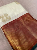 Premium Bridal Semi Kanchipuram Silk Saree - Kanjeevaram Silk Mandir
