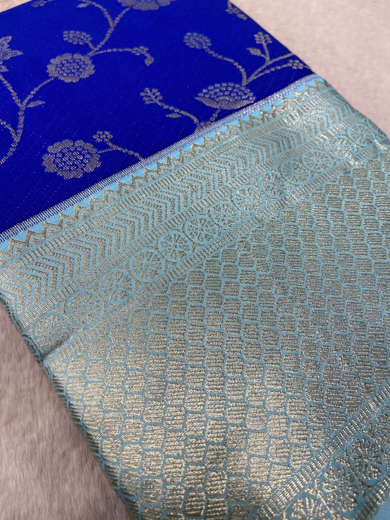Premium Bridal Semi Kanchipuram Silk Saree - Kanjeevaram Silk Mandir