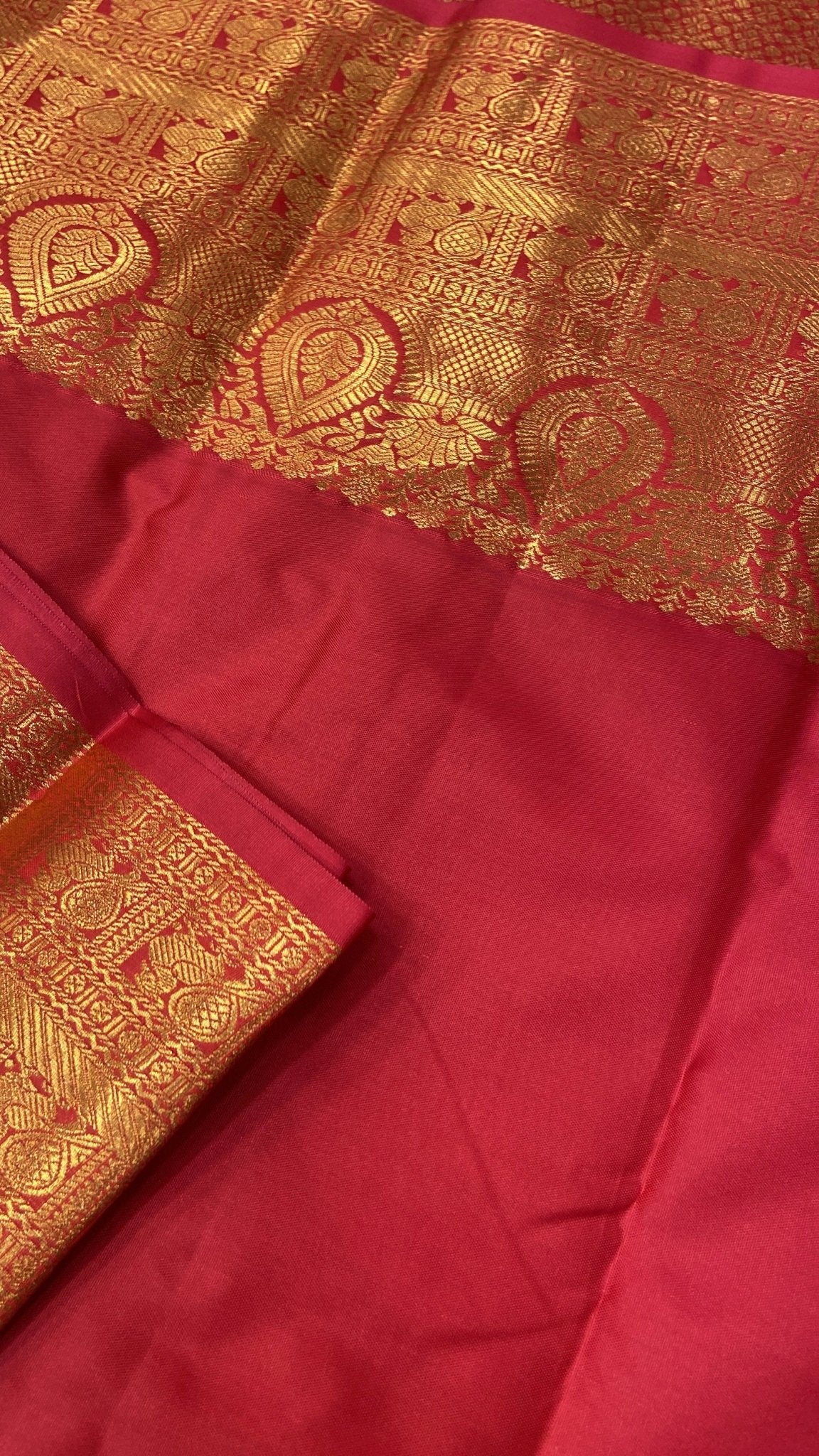 Premium Bridal Semi Kanchipuram Silk Saree - Kanjeevaram Silk Mandir